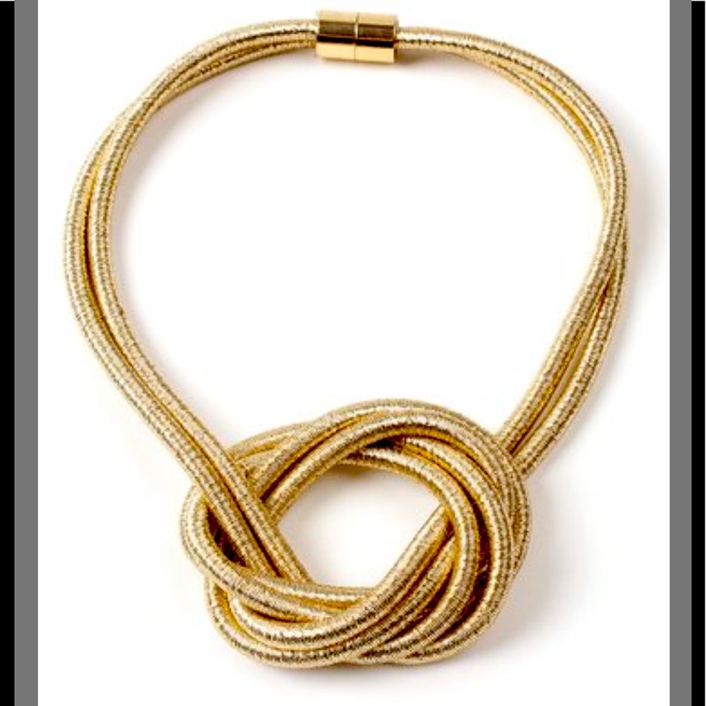 •NEW•”NEXT LEVEL” GOLD DESIGNER NECKLACE•NWT
